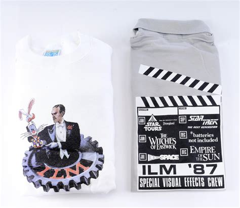 Shirt with industrial light and magic branding